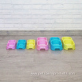 Double Plastic Bowls Puppy Food Cups Dog Bowl